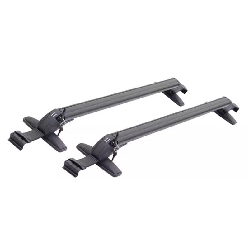 2Pcs 1M Aluminum Roof Cross Bars, Heavy-Duty Lockable Luggage Carrier for 4/5 Door Cars, Universal Rooftop Rack System