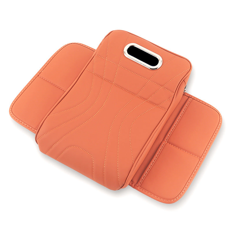 Car Armrest Height Increase Pad, Leather Storage Box Cover & Protector for Universal Center Console