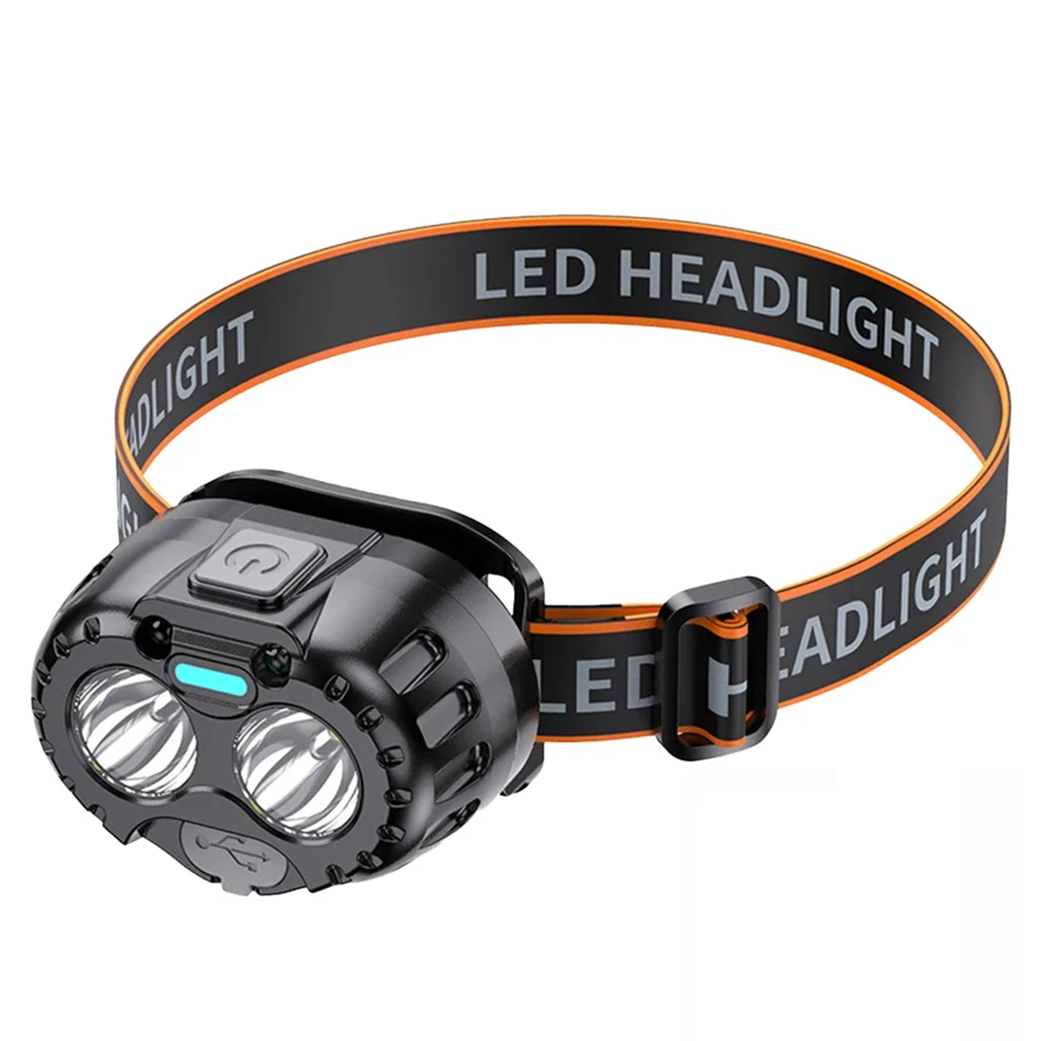 Bright Waterproof LED Headlamp, 250 Lumen Emergency Light for Camping, Hiking and Outdoor Adventures