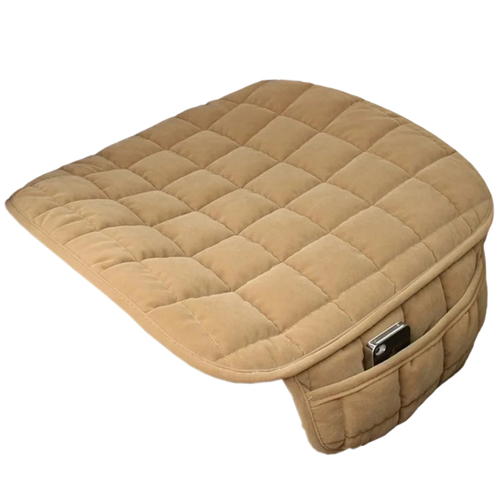 Heated Car Seat Cushion for Winter, Universal Warm Cover with Non-Slip Backing and Easy Installation