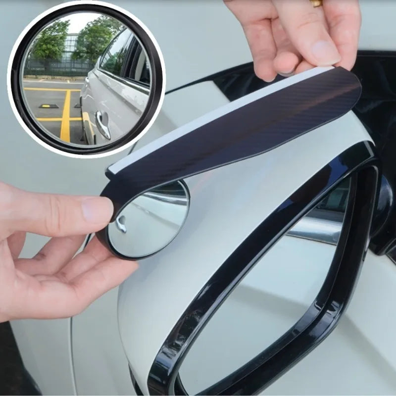 Universal Car Rearview Mirror Rain Cover, 2-in-1 Anti-Fog & Blind Spot Visor for Safer Driving in All Weather