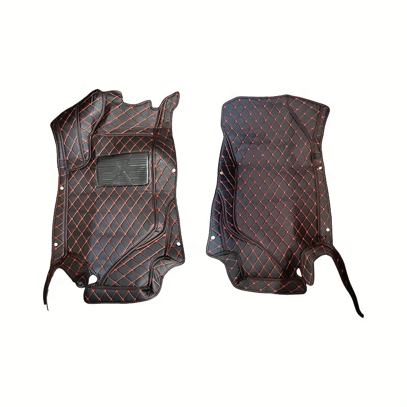 2025 FASHION PU Leather LUXURY Car Floor Mats For BMW E46 2000~2005 Waterproof Carpets Interior Accessories