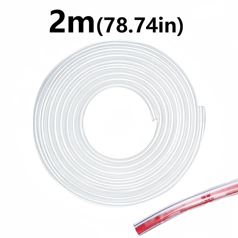 2M/5M10M Car Door Protector Rubber Seal Protector And Guard Strip Clear Edge Guards Trim Styling Scratch Protector Universal