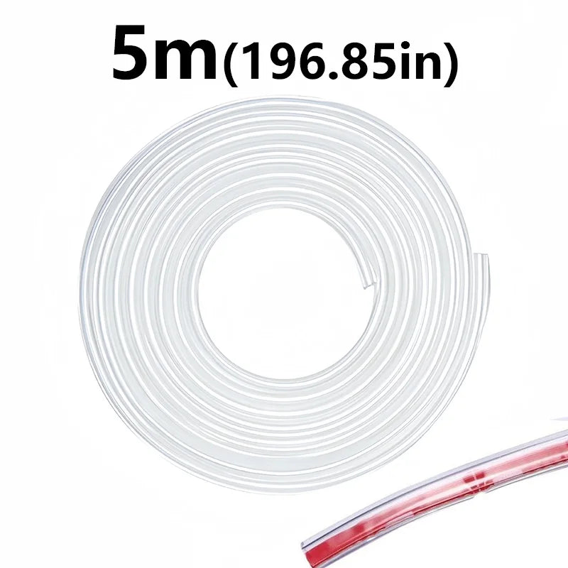 2M/5M10M Car Door Protector Rubber Seal Protector And Guard Strip Clear Edge Guards Trim Styling Scratch Protector Universal