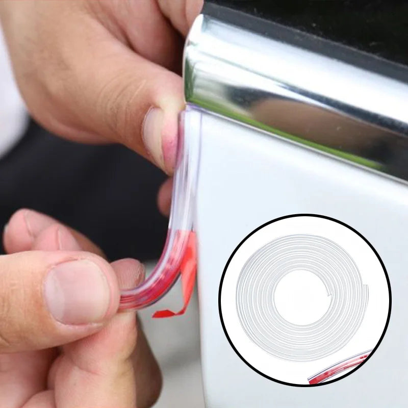 2M/5M10M Car Door Protector Rubber Seal Protector And Guard Strip Clear Edge Guards Trim Styling Scratch Protector Universal