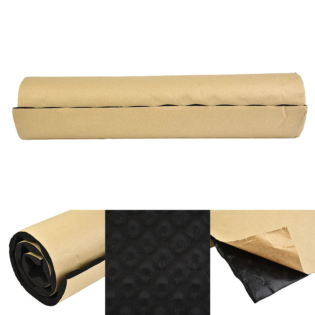 2cm Thick Sound Deadener Mat, Car Noise Insulation & Acoustic Foam for Hood, Subwoofer & Silent Installation