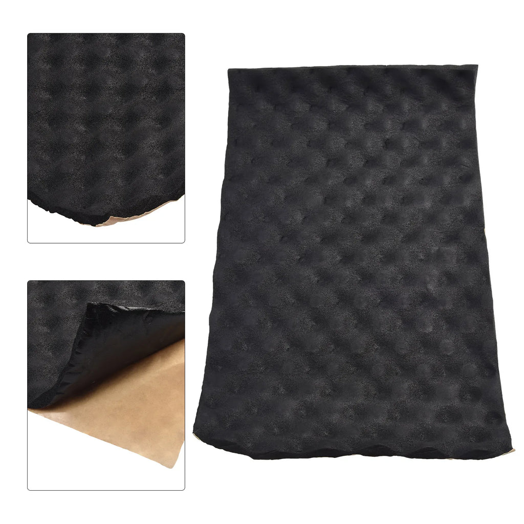 2cm Thick Sound Deadener Mat, Car Noise Insulation & Acoustic Foam for Hood, Subwoofer & Silent Installation