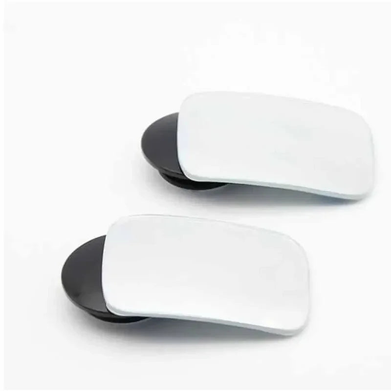 2-Pack Universal Blind Spot Mirror, 360° Adjustable Frameless Rearview Mirror for Enhanced Driving Safety on Cars & Motorcycles