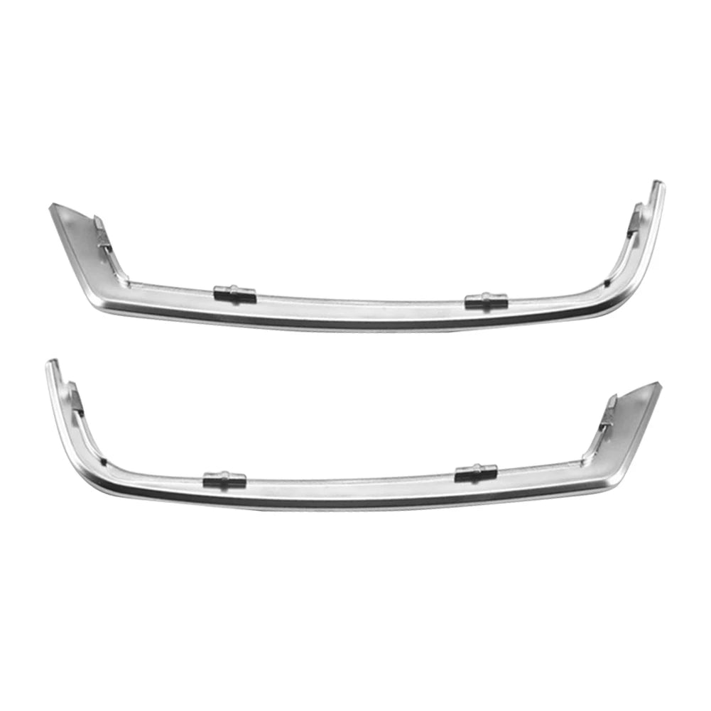 2pcs Practical Front Door Speaker Cover  Decortive Trim for BMW 5 Series F10 2011-2017 Silver Accessories