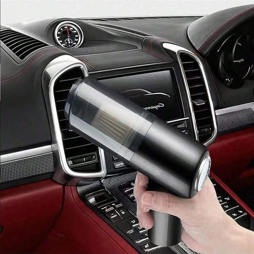 3-in-1 Handheld Vacuum Cleaner with Blower Function, USB Rechargeable Vacuum for Car and Home Use
