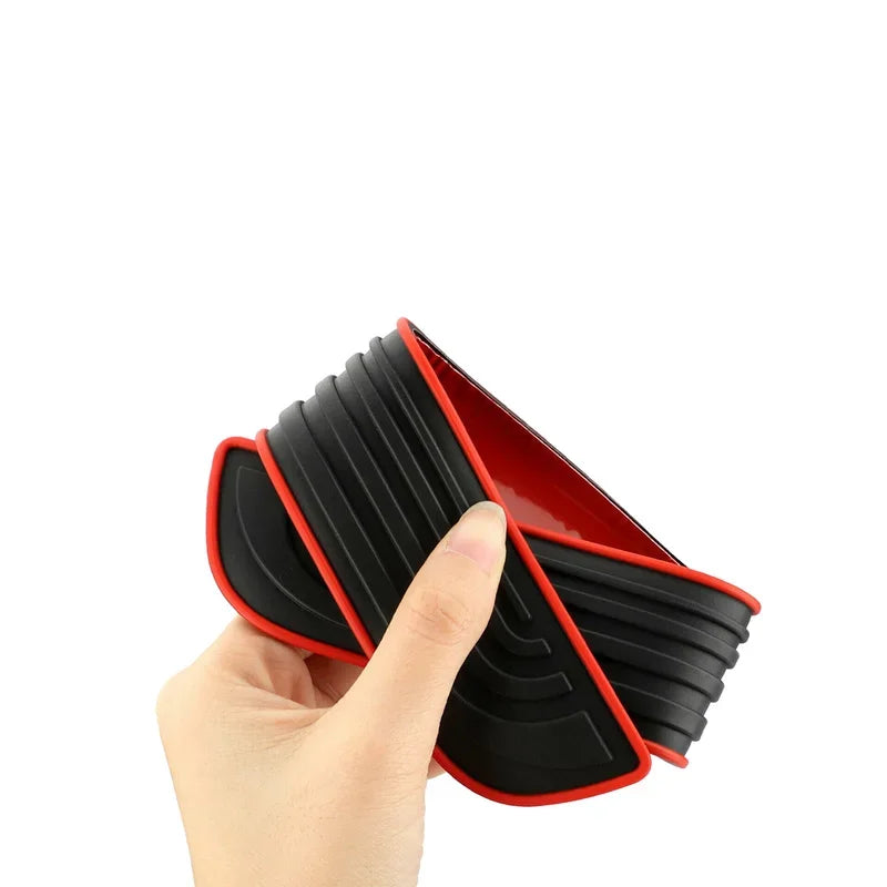 Black Door Edge Guard Trim, 4-Piece Rubber Molding to Prevent Chips and Scratches