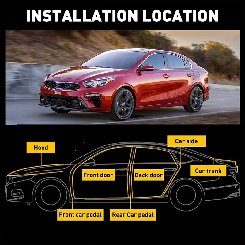 8M Double Layer Car Door Rubber Seal, Self-Adhesive Weatherstrip for Window, Engine Cover, Door & Trunk Noise Insulation