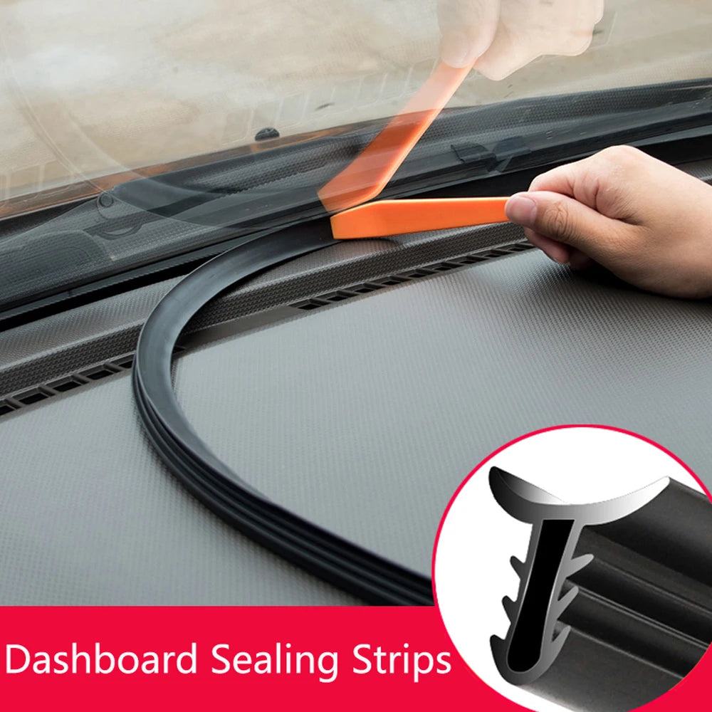 Automotive Edge Trim Molding, Universal Rubber Seal for Gap Coverage & Weatherproofing