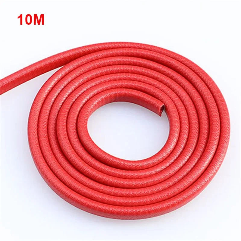 Car 10m Rubber Edging Protection Strip Door Edge Guards Trim Molding Side Protector Anti-Scratches Vehicle Car Accessories