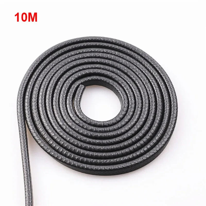 Car 10m Rubber Edging Protection Strip Door Edge Guards Trim Molding Side Protector Anti-Scratches Vehicle Car Accessories