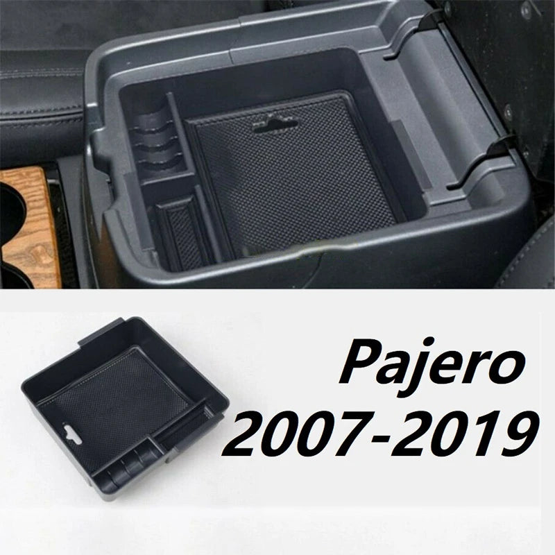 Center Console Organizer Tray for Mitsubishi Pajero Sport, Custom Fit Armrest Storage Box