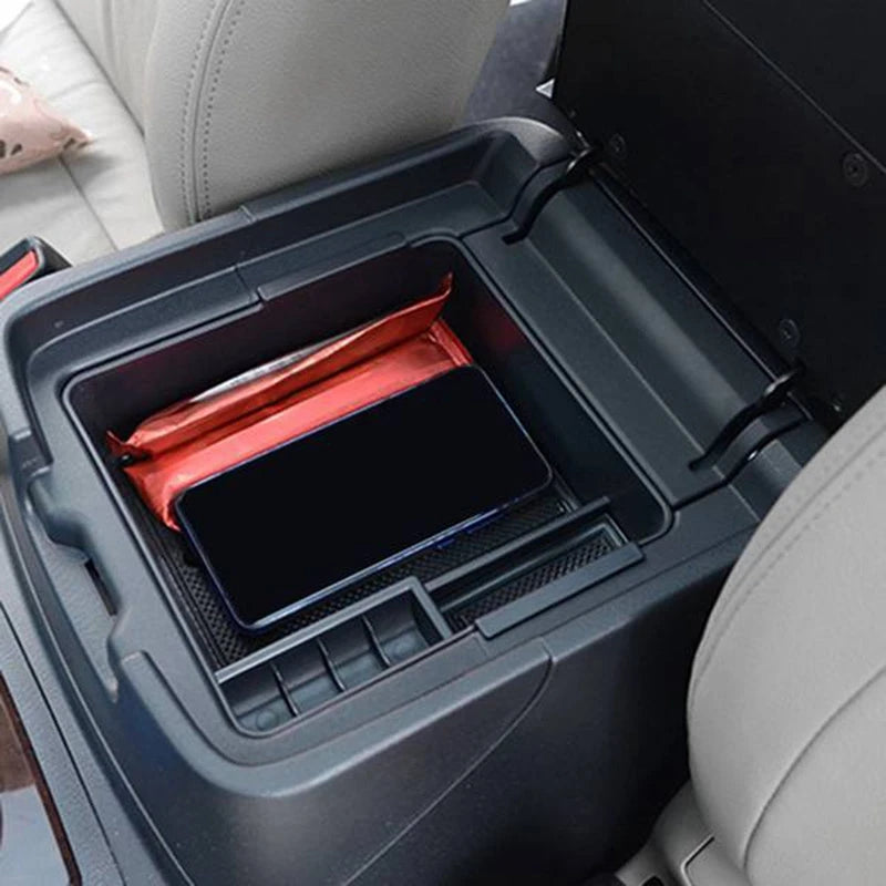 Center Console Organizer Tray for Mitsubishi Pajero Sport, Custom Fit Armrest Storage Box