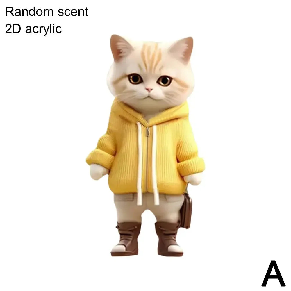 Car Aromatherapy Air Freshener 2d Cute Fragrance Mini Tools Decoration Aromatherapy Accessories M5j2