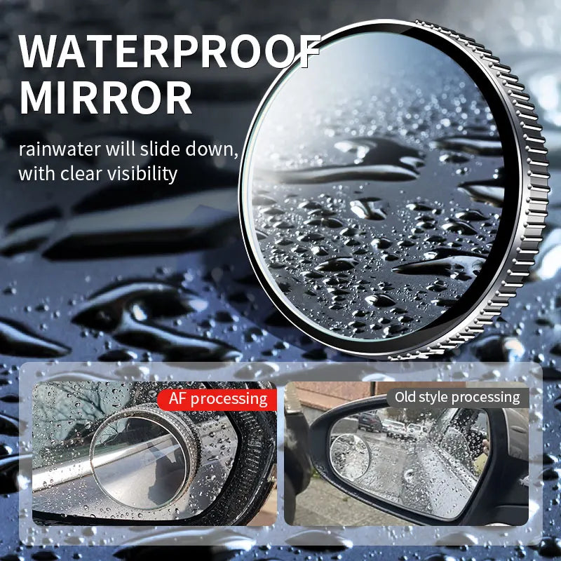 360° Adjustable Blind Spot Mirror, Wide-Angle Round Convex Auxiliary Mirror for Car, Auto Reverse Safety Accessory