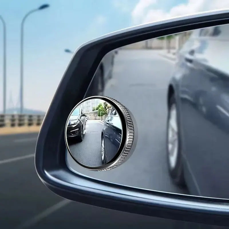360° Adjustable Blind Spot Mirror, Wide-Angle Round Convex Auxiliary Mirror for Car, Auto Reverse Safety Accessory
