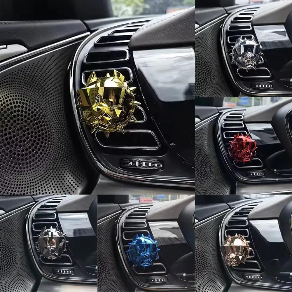 Car Bully Dog Aromatherapy Car Perfume Air Freshener Bulldog Fragrance Scent Parfum Car Diffuser Auto Geur Clip Car Decoration