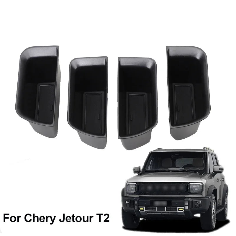 Custom Fit Door Storage Box for Chery Jetour T2, Interior Organizer for Tidying Up