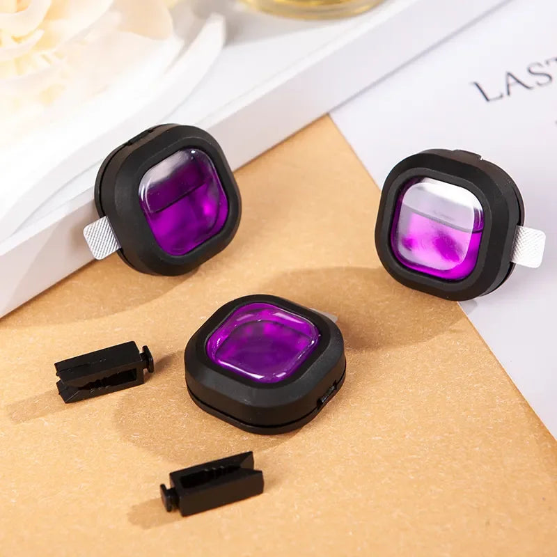 Car Fragrance Auto Air Outlet Aromatherapy Clip with Essential Oil Air Freshener Car Interior Odor Removing Fragrance Perfume