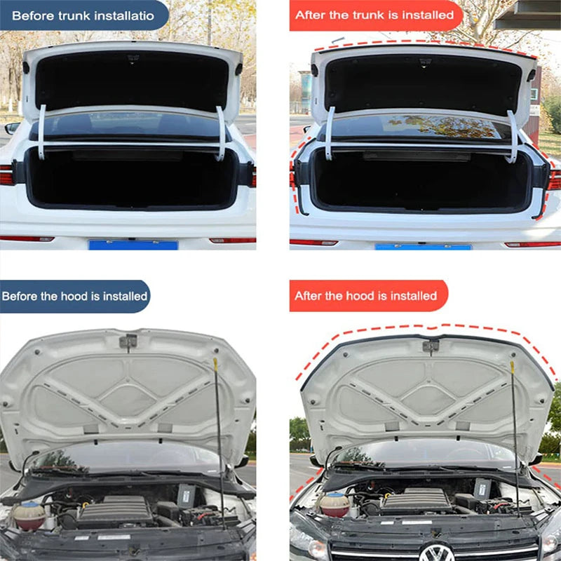 Car Wind & Noise Reduction Seal, D-Shape Self-Adhesive Weatherstrip for Windows & Doors