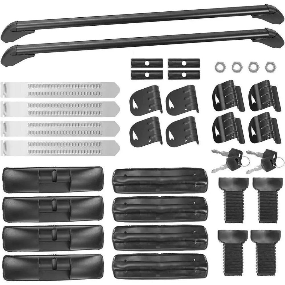 2PCS Aluminum Crossbar Roof Rack, Compatible with Toyota Corolla Hatchback 2018-2022, Luggage & Kayak Carrier Rails