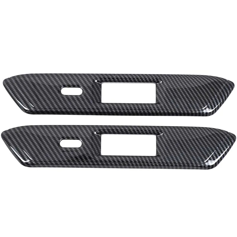 For BMW X3 G45 2025 2026 front seat back trim Seat back trim Automotive accessories ABS carbon fiber pattern 2pcs