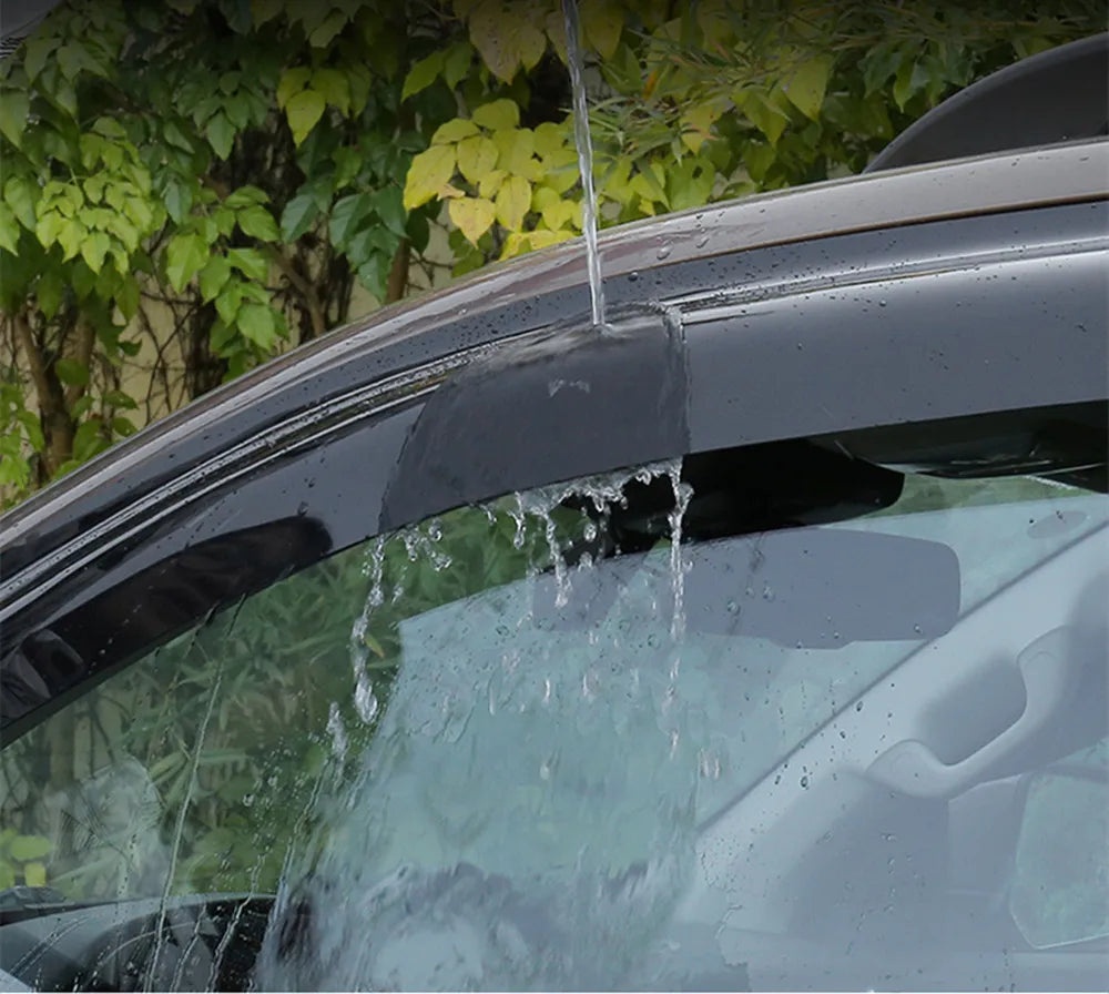 In-Channel Window Visors for Hyundai IX35 (2010-2015), All-Weather Rain and Sun Deflectors