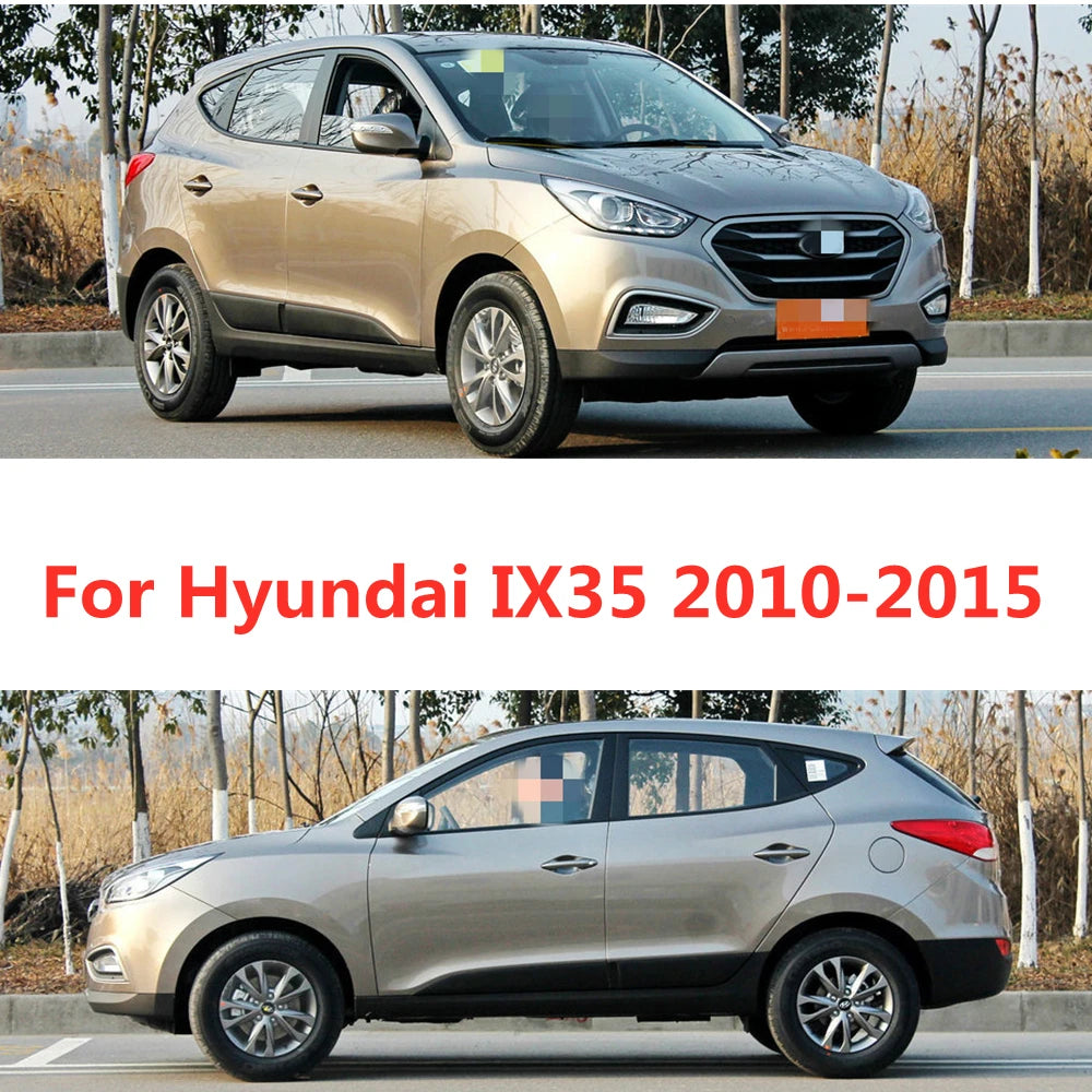 In-Channel Window Visors for Hyundai IX35 (2010-2015), All-Weather Rain and Sun Deflectors