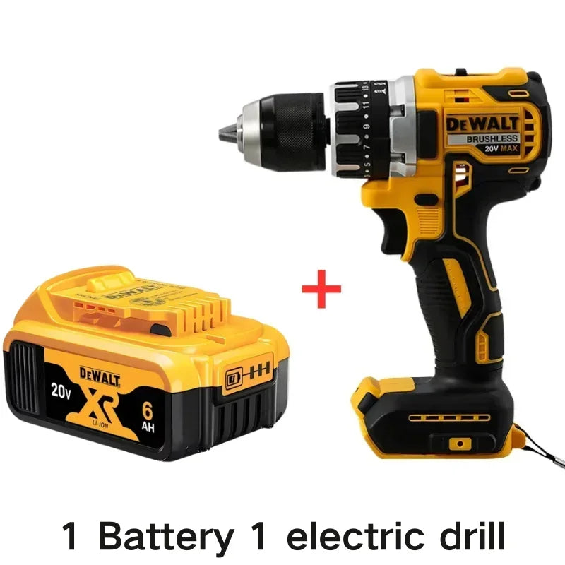 DCD796 20V Brushless Cordless Drill with Ergonomic Design, 14+1 Position Clutch for Precision in Woodworking and DIY Projects