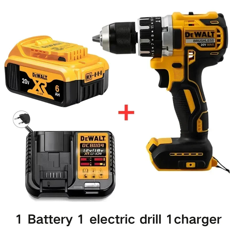DCD796 20V Brushless Cordless Drill with Ergonomic Design, 14+1 Position Clutch for Precision in Woodworking and DIY Projects