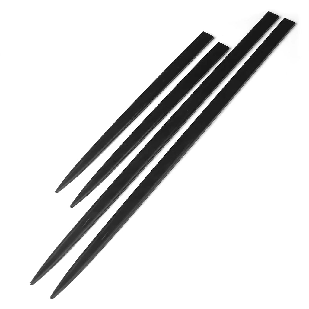 New 4PCS Body Side Trim Waterproof Bright Black  Door Protector Auto Modification Exterior Belt Body Side Molding Door Belt