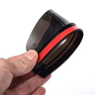 Self-Adhesive Mirror Eyebrow Trim, 2Pcs Carbon Fiber Look Visors for Stylish Car Upgrade