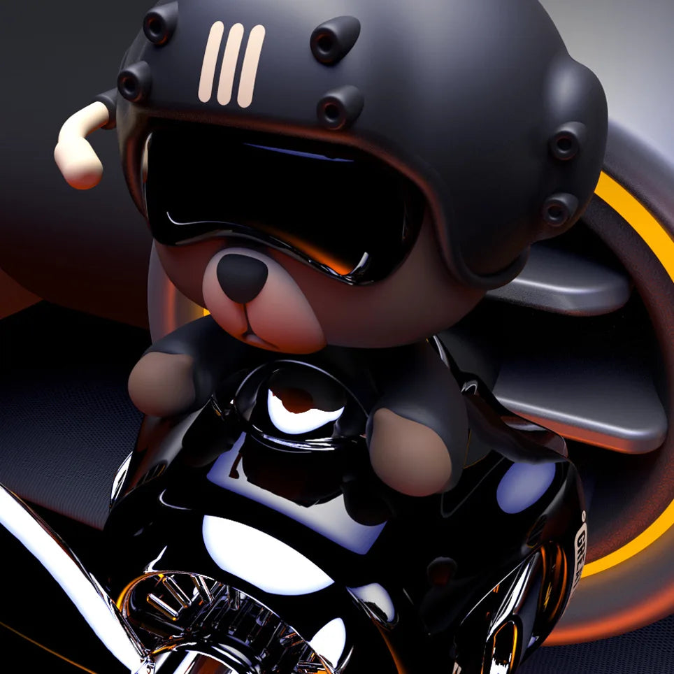 New Nodding BOBO Bear Airplane Car Vent Clip rotational diffusion Aroma Diffuser Creative car Fragrance Ornament Accessories