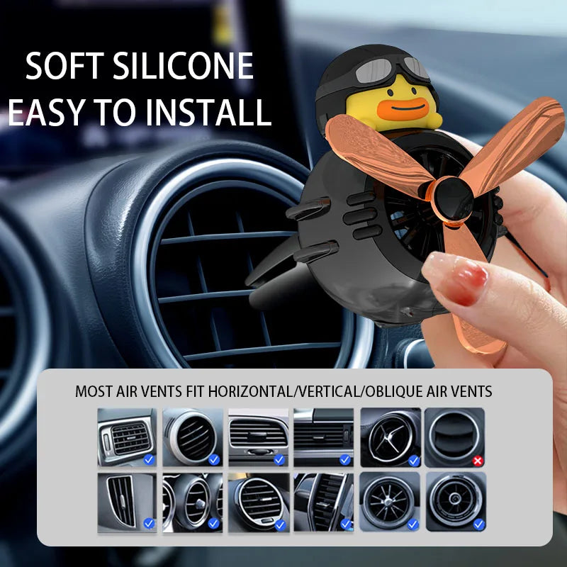 New cartoon car air outlet aromatherapy machine car interior with decorative fragrance ornaments (give two fragrant tablets)