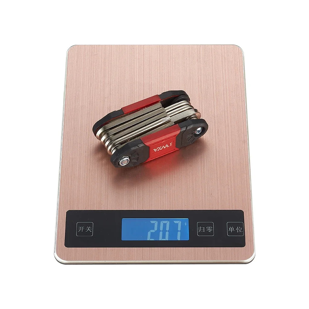 Compact Bike Multitool with Chain Tool, Portable 16-in-1 Repair Kit for On-the-Go Cycling and Emergency Fixes