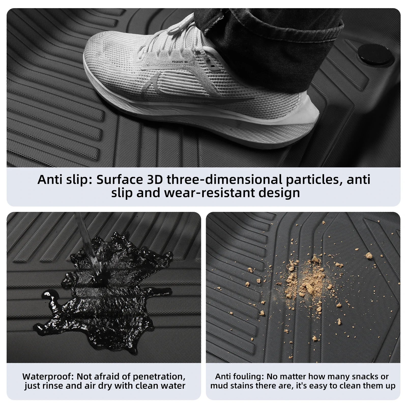 3D Trunk Mat for Hyundai Sonata N-Line 2024+, Custom-Fit TPE Cargo Liner for Full Protection