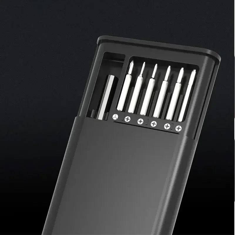 25-in-1 Precision Screwdriver Set with Magnetic Bits, Compact Repair Kit for Electronics, Phones, Laptops and Cameras