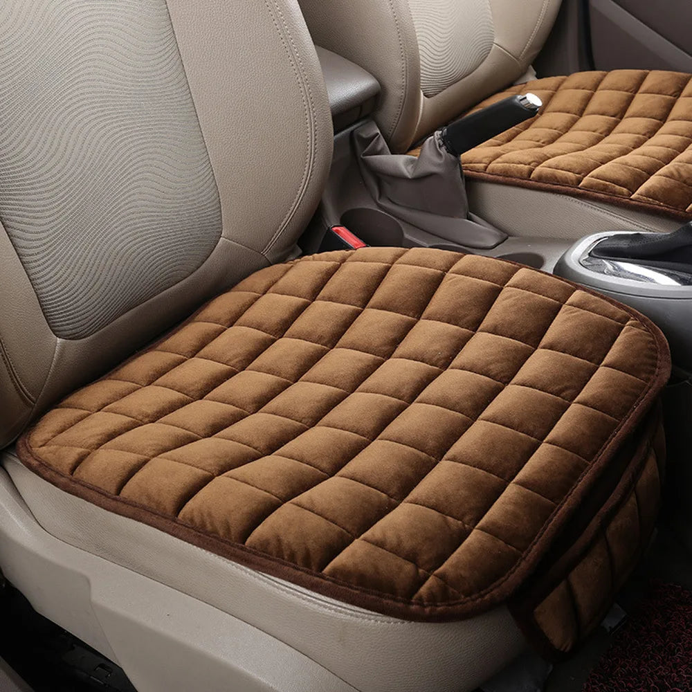 Heated Car Seat Cushion for Winter, Universal Warm Cover with Non-Slip Backing and Easy Installation