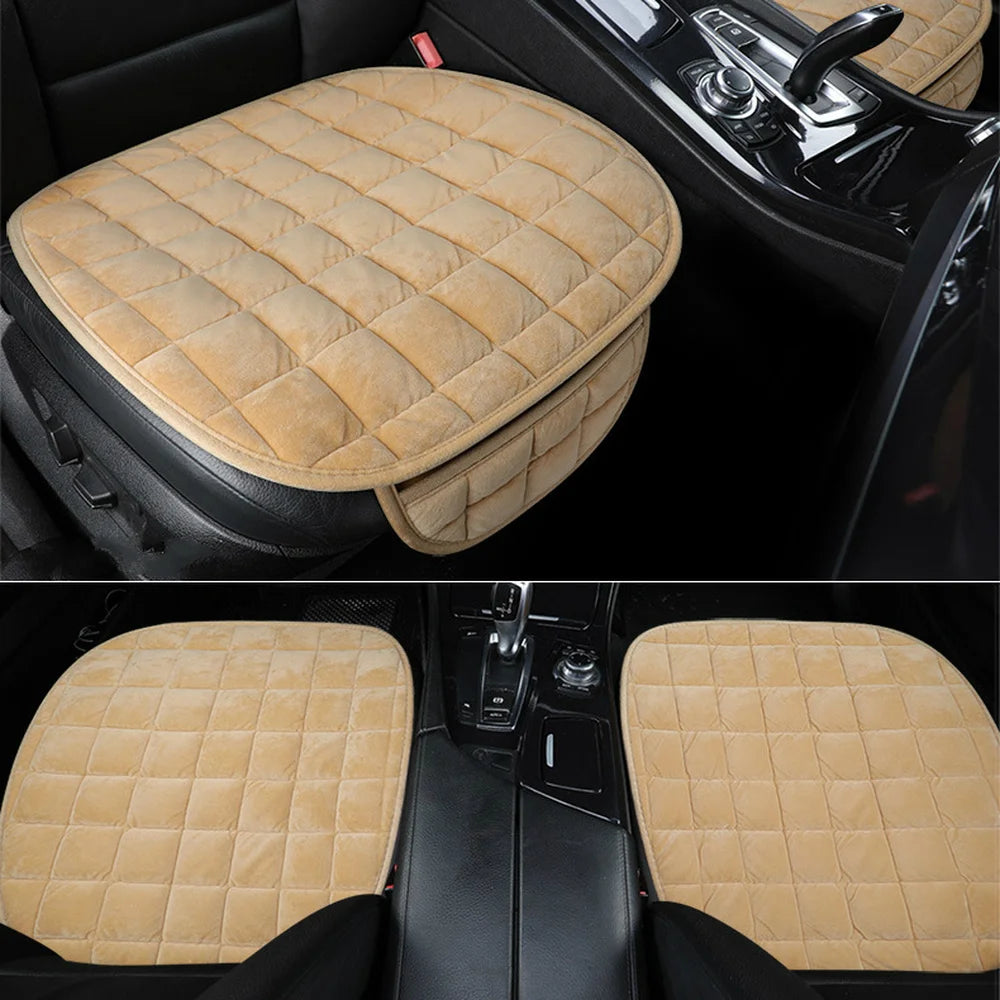 Heated Car Seat Cushion for Winter, Universal Warm Cover with Non-Slip Backing and Easy Installation