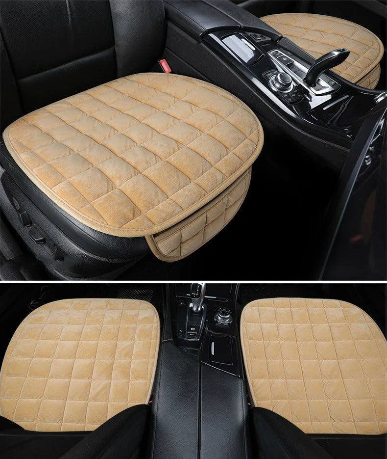 Heated Car Seat Cushion for Winter, Universal Warm Cover with Non-Slip Backing and Easy Installation