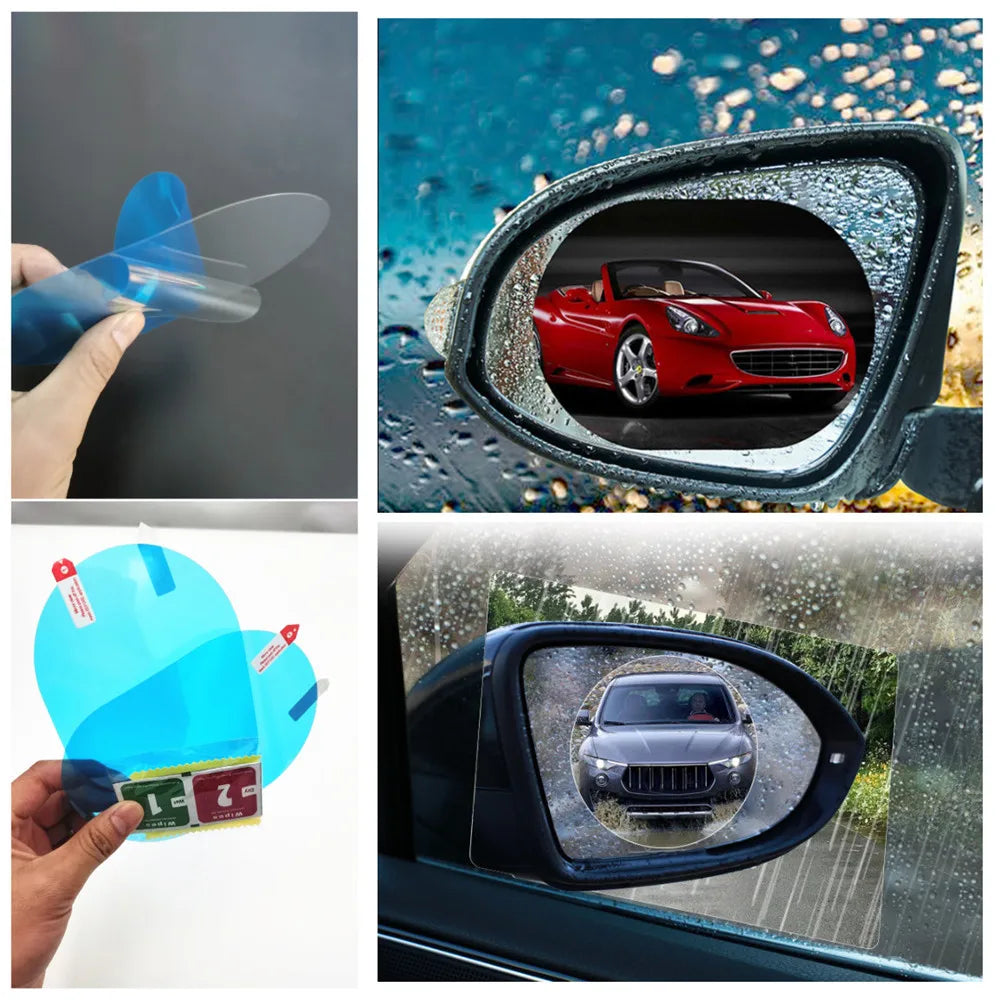 Nano Coating Rearview Mirror Film for Kia Models, Hydrophobic Rain Repellent Protector for Rio5, Spectra5 & More