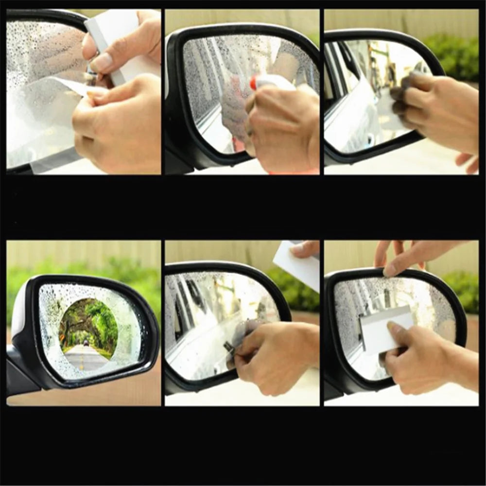 Nano Coating Rearview Mirror Film for Kia Models, Hydrophobic Rain Repellent Protector for Rio5, Spectra5 & More